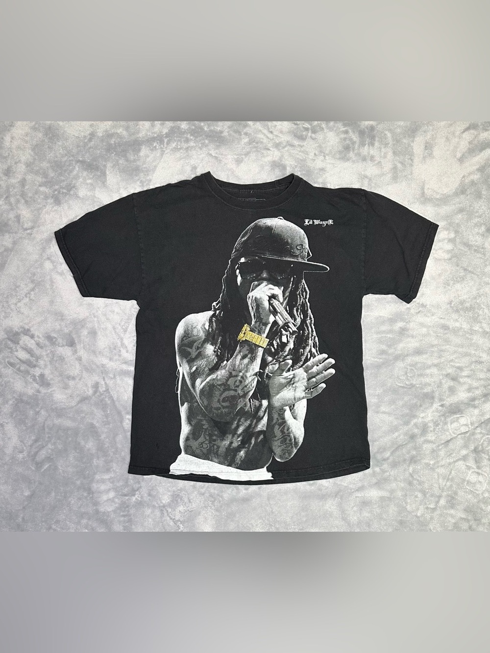 Live Nation Lil Wayne Rap T-Shirt Mens L Cash Money Weezy Hip Hop Y2K